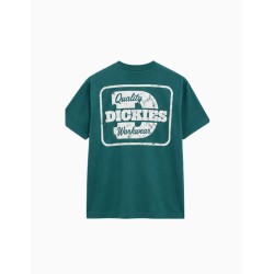 Camiseta Dickies Cornvelle manga corta verde oscuro