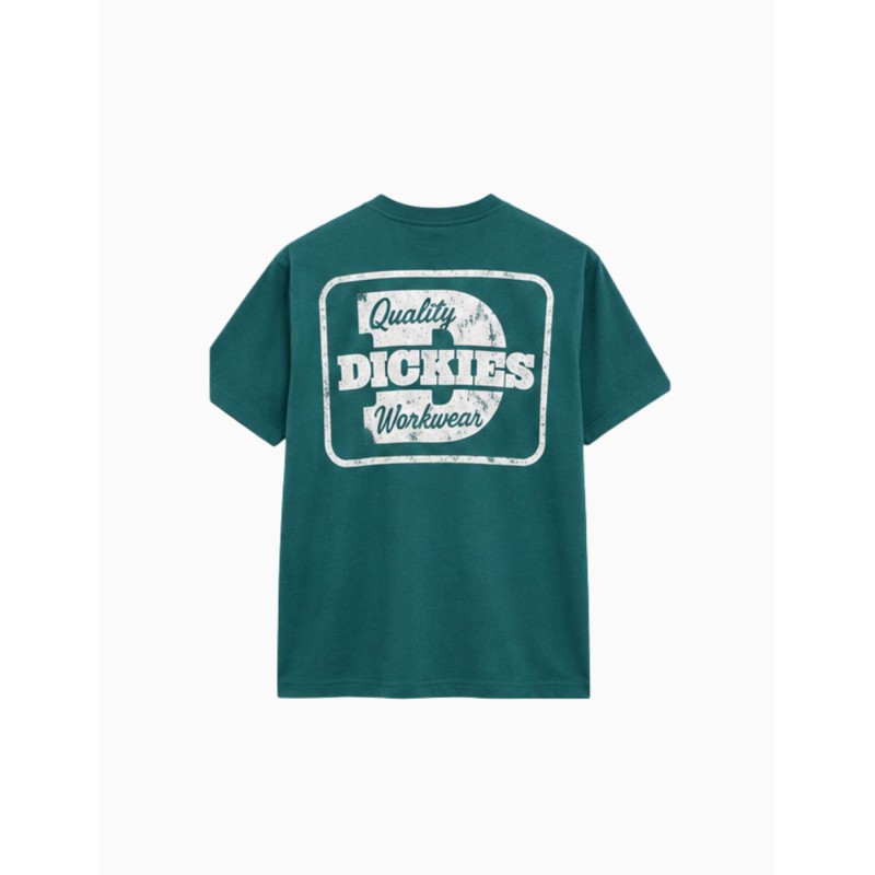 Camiseta Dickies Cornvelle manga corta verde oscuro