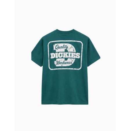 Camiseta Dickies Cornvelle manga corta verde oscuro