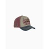 Gorra Von Dutch curva multicolor ajustable 1929 con fuego