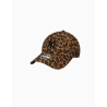Gorra ajustable New Era New York Yankees para mujer, estampado de leopardo
