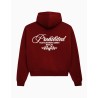 Sudadera Prohibited Textilwaren Hoodie Red Con Capucha