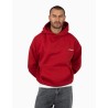 Sudadera Prohibited Textilwaren Hoodie Red Con Capucha