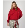 Sudadera Prohibited Textilwaren Hoodie Red Con Capucha