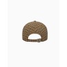 Gorra de New Era marron de cadros ajustable