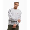 Sudadera Prohibited Crew Neck Grey Melange Unisex