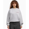 Sudadera Prohibited Crew Neck Grey Melange Unisex