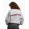 Sudadera Prohibited Crew Neck Grey Melange Unisex