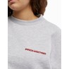 Sudadera Prohibited Crew Neck Grey Melange Unisex