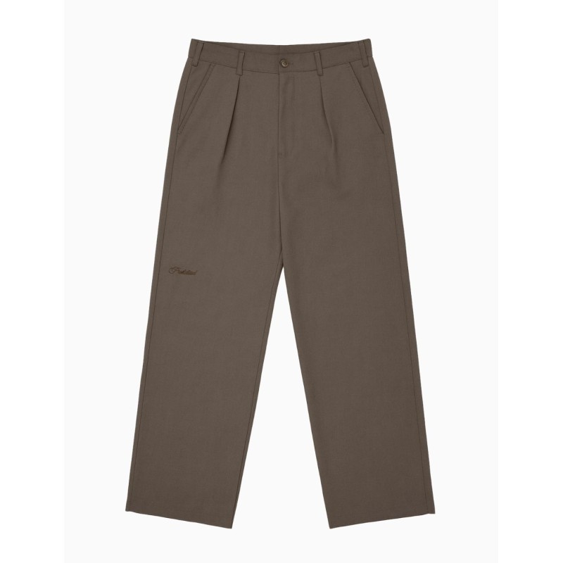 Pantalon Prohibited SoHo Pleated Vintage Khaki Unisex