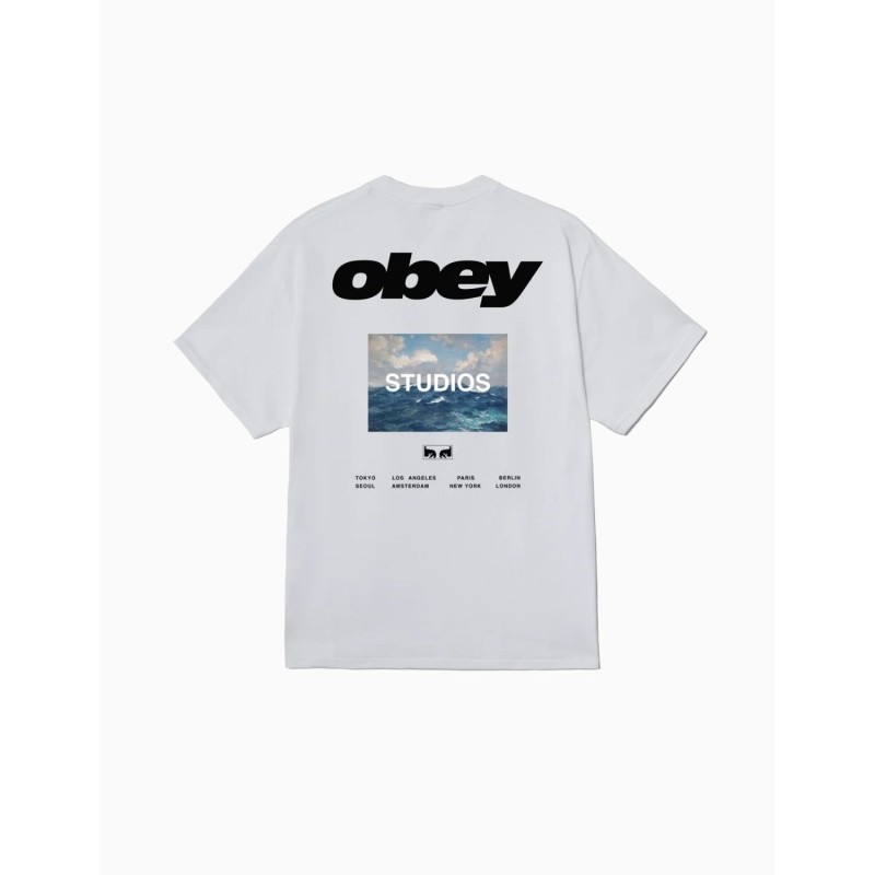 Camiseta OBEY WAVE CLASSIC T-SHIRT White
