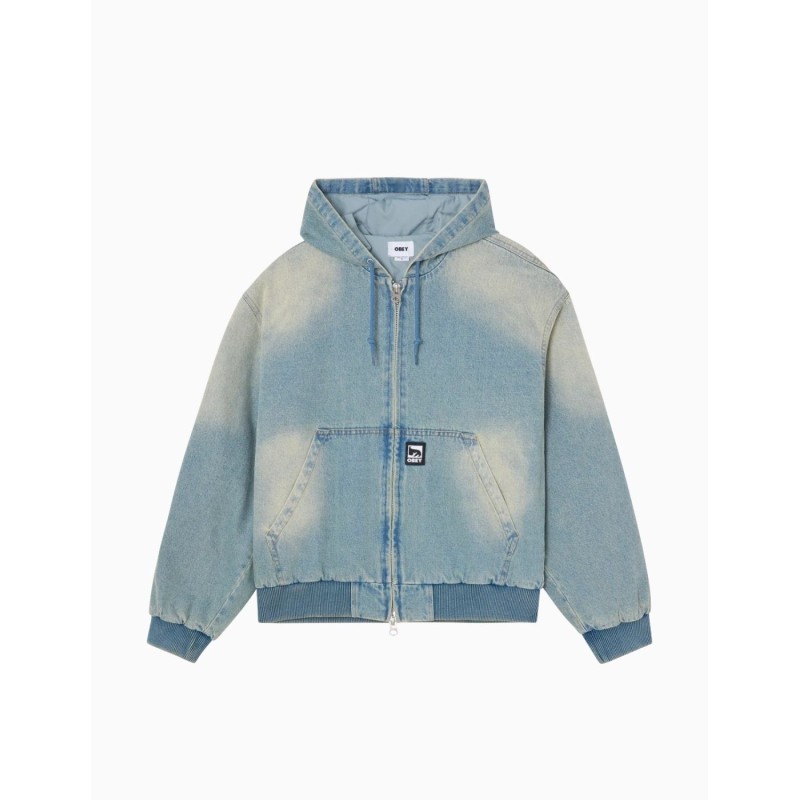 Chaqueta OBEY Denim Glen ZIP UP Jacket