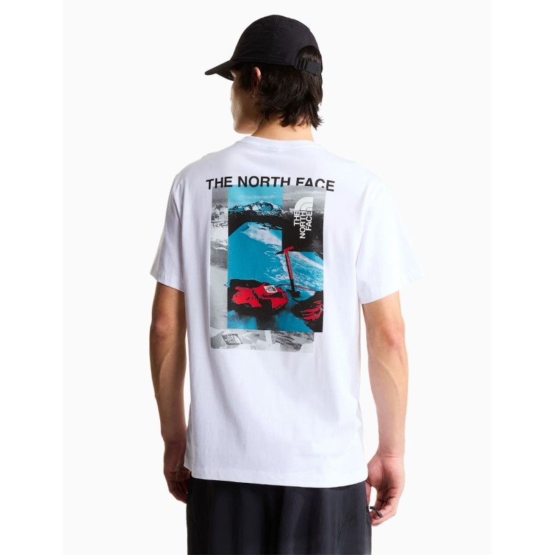 Camiseta The North Face holgada Apex ’75 Collage para hombre White