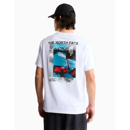 Camiseta The North Face holgada Apex ’75 Collage para hombre White