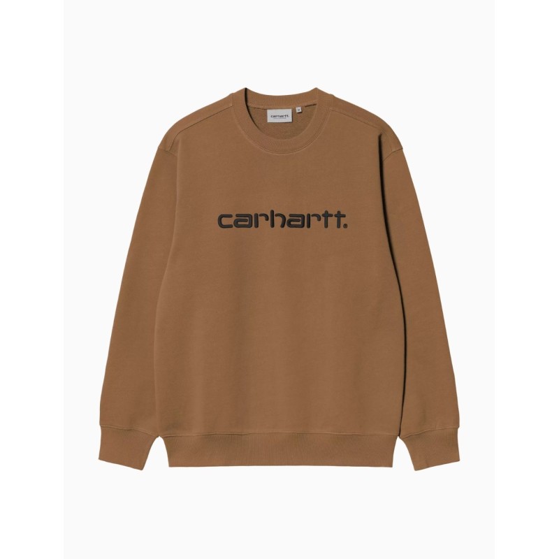 Sudadedra Carhartt WIP Sweat H Brown