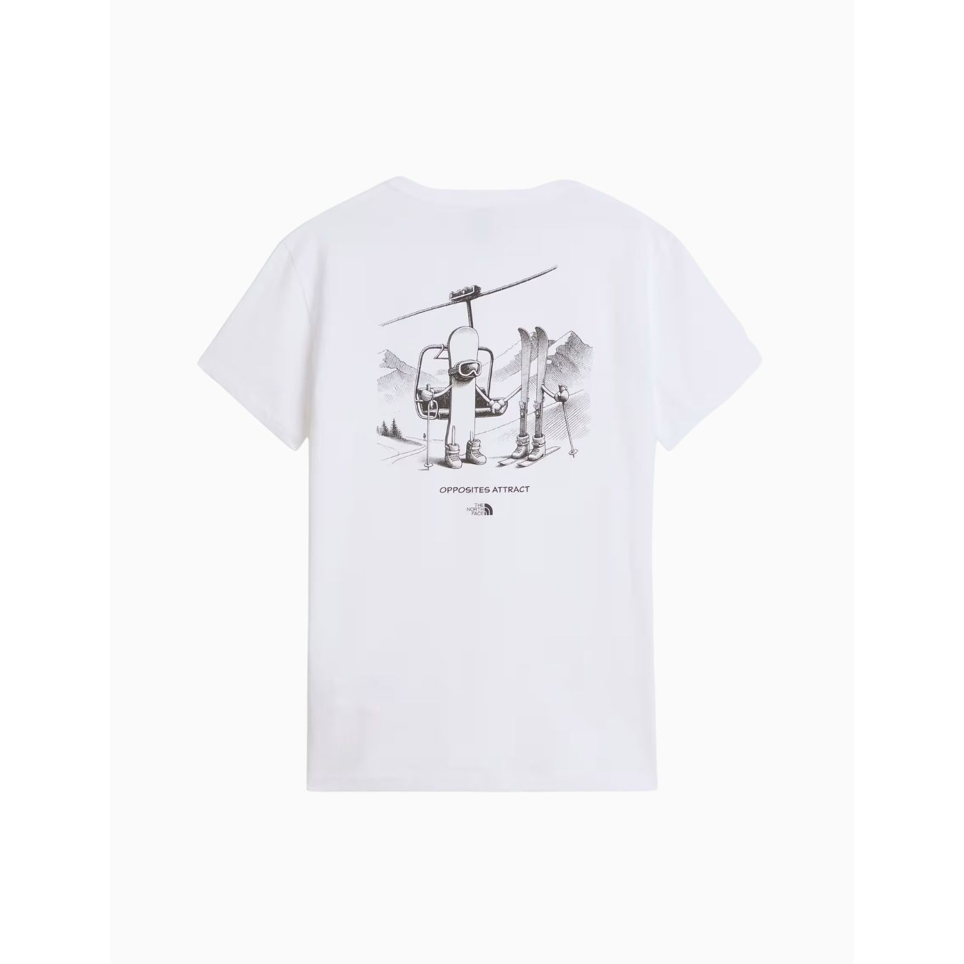 Camiseta The North Face Opposites Attract RLX Unisex White