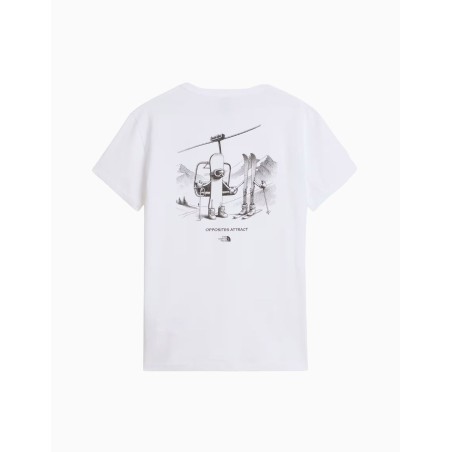 Camiseta The North Face Opposites Attract RLX Unisex White
