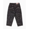 Pantalón Grimey Odd Cutlass Jacquard Big Boy Denim Raw Black