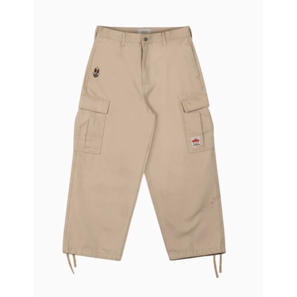 Pantalón Grimey Cargo Wild One Baggy Denim Khaki