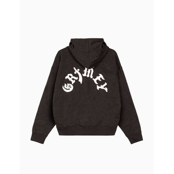 Sudadera Grimey Odd Cutlass Zipper Black Unisex