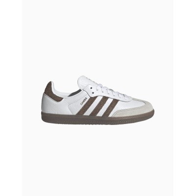 Zapatillas Adidas Samba OG W White and Brown