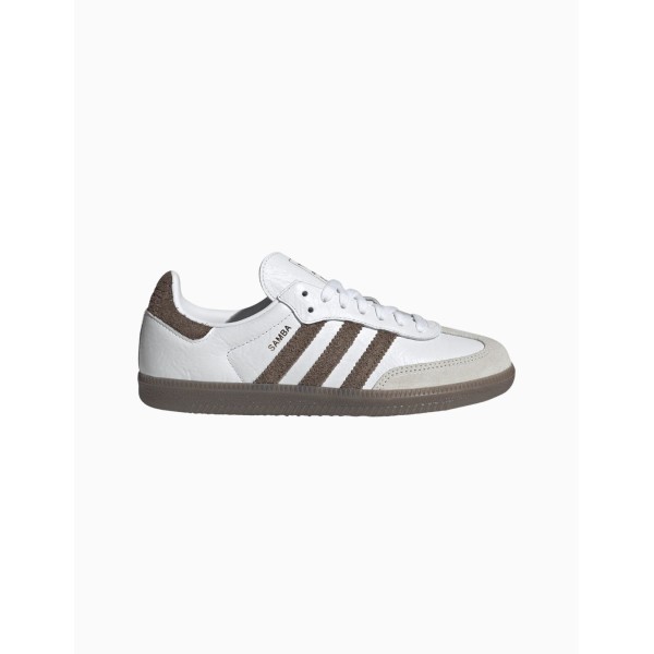 Zapatillas Adidas Samba OG W White and Brown