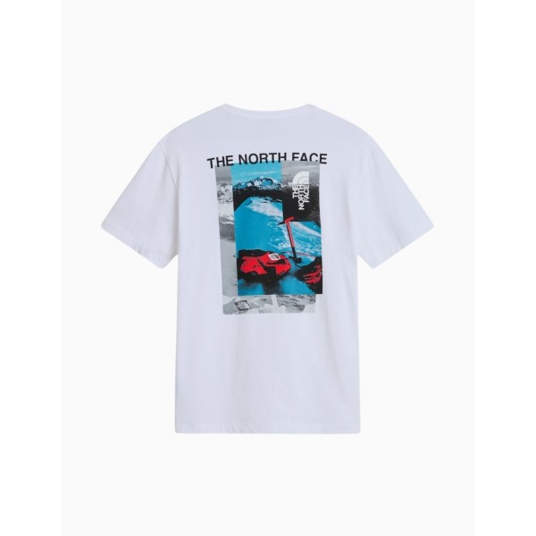 Camiseta The North Face holgada Apex ’75 Collage para hombre White
