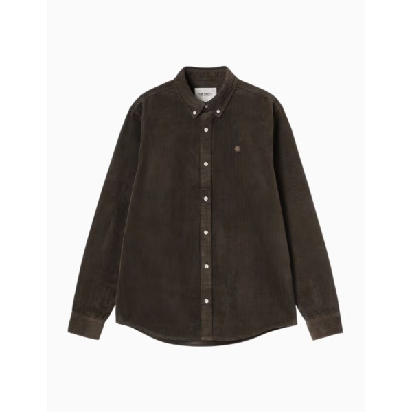 Camisa Carhartt WIP Madison Cord Tobacco