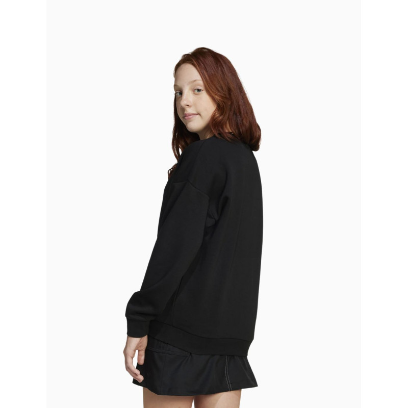 Sudadera Boyfriend Crew Adidas Black Junior (Adolescentes)