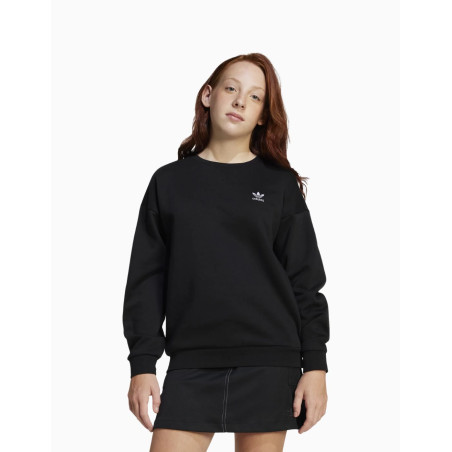Sudadera Boyfriend Crew Adidas Black Junior (Adolescentes)