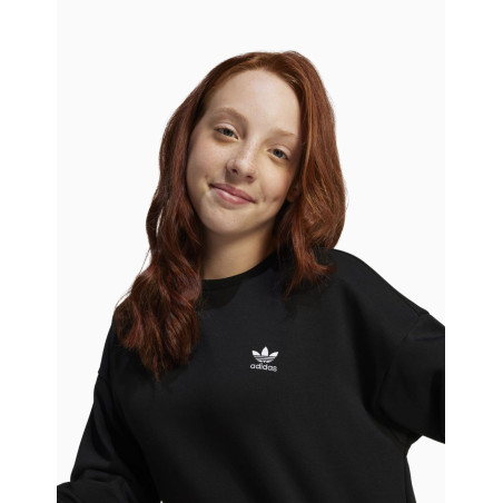 Sudadera Boyfriend Crew Adidas Black Junior (Adolescentes)