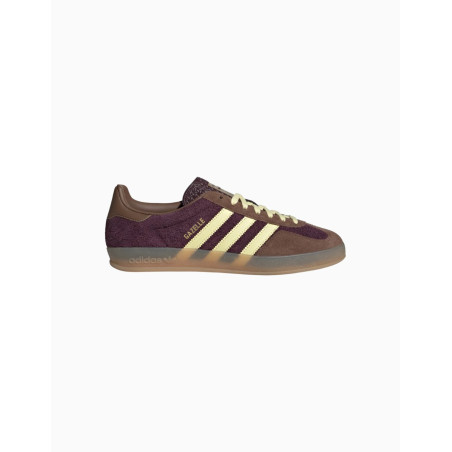 Zapatillas Adidas Gazelle Indoor W Maroon Almost Yellow