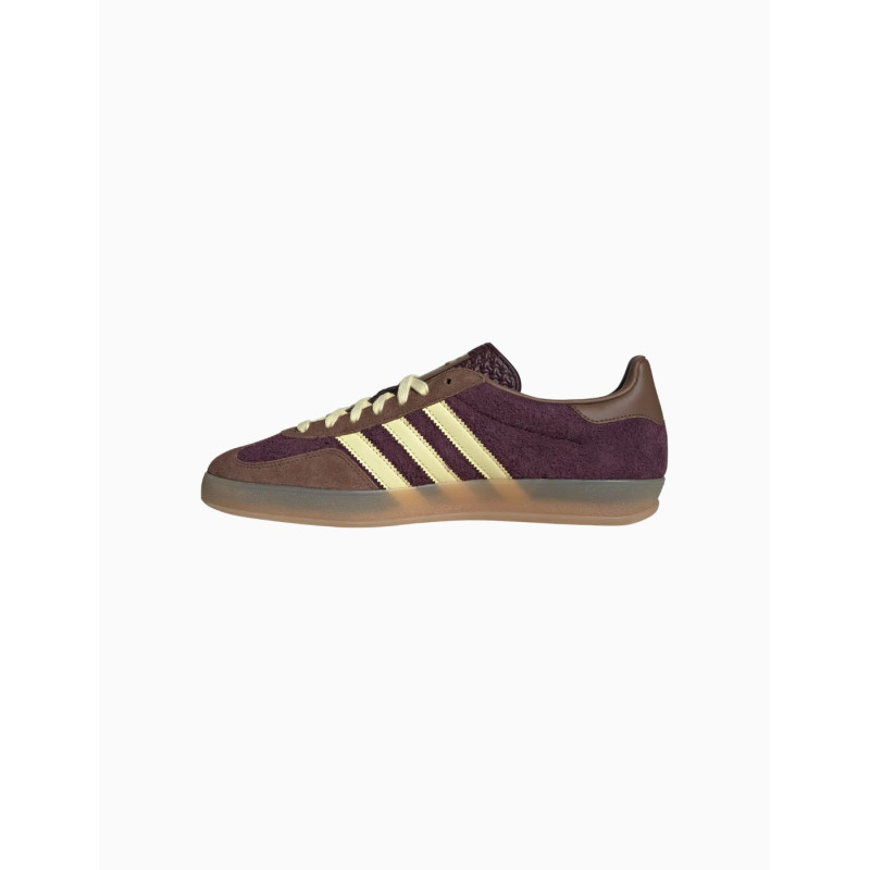 Zapatillas Adidas Gazelle Indoor W Maroon Almost Yellow