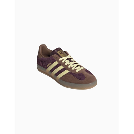 Zapatillas Adidas Gazelle Indoor W Maroon Almost Yellow