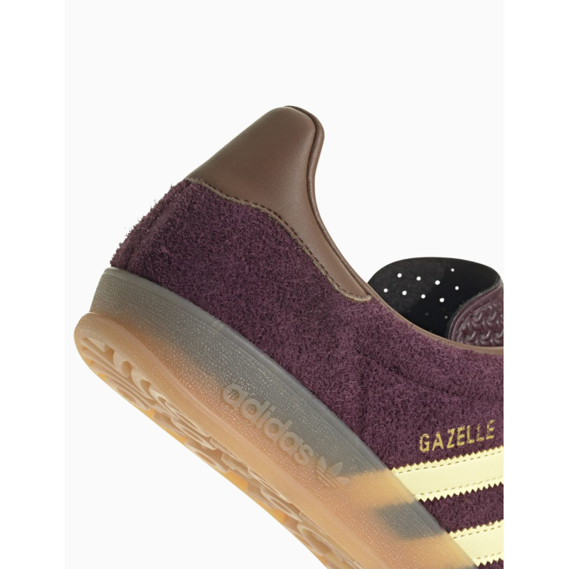 Zapatillas Adidas Gazelle Indoor W Maroon Almost Yellow