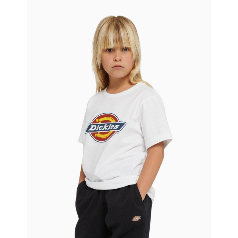 Camiseta Dickies Icon Logo para niños white
