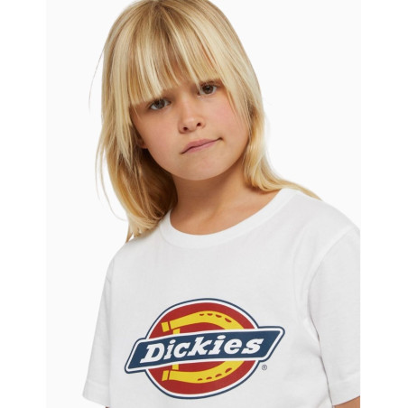 Camiseta Dickies Icon Logo para niños white
