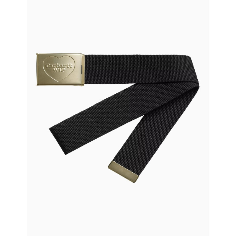 Cinto Carhartt Wip  Heart negro