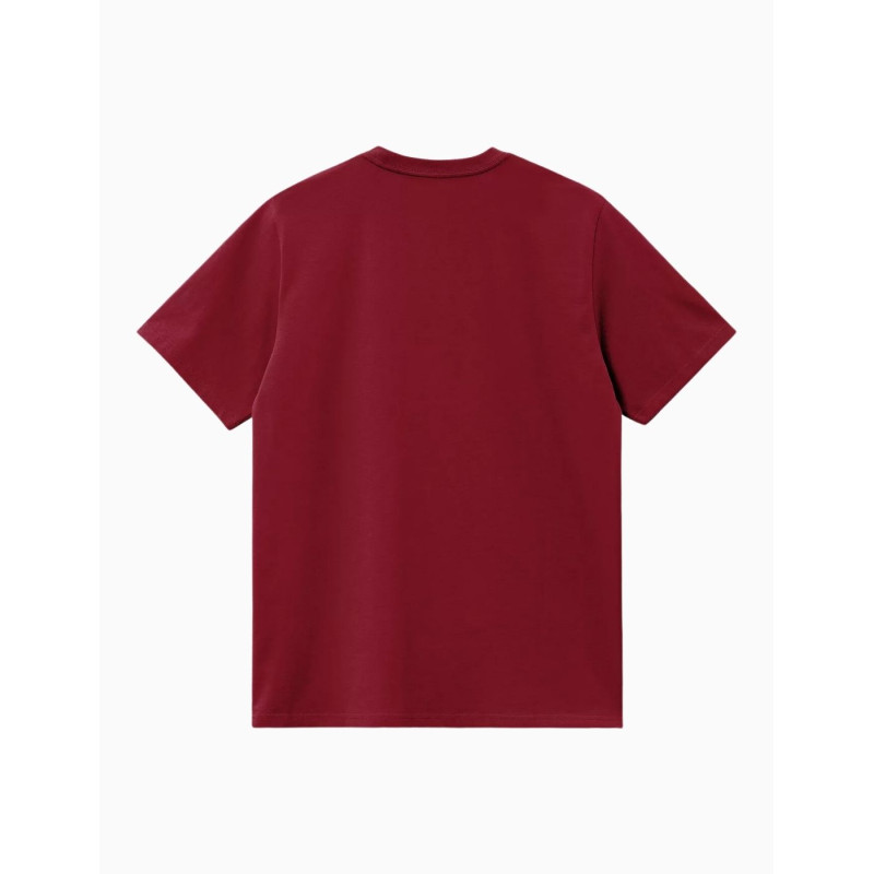 Camiseta Carhartt Wip Chase Scarlet Gold