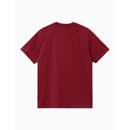 Camiseta Carhartt Wip Chase Scarlet Gold