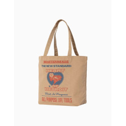 Bolso Carhartt Wip Canvas Graphic Tote Arcan Print, Dusty H Brown