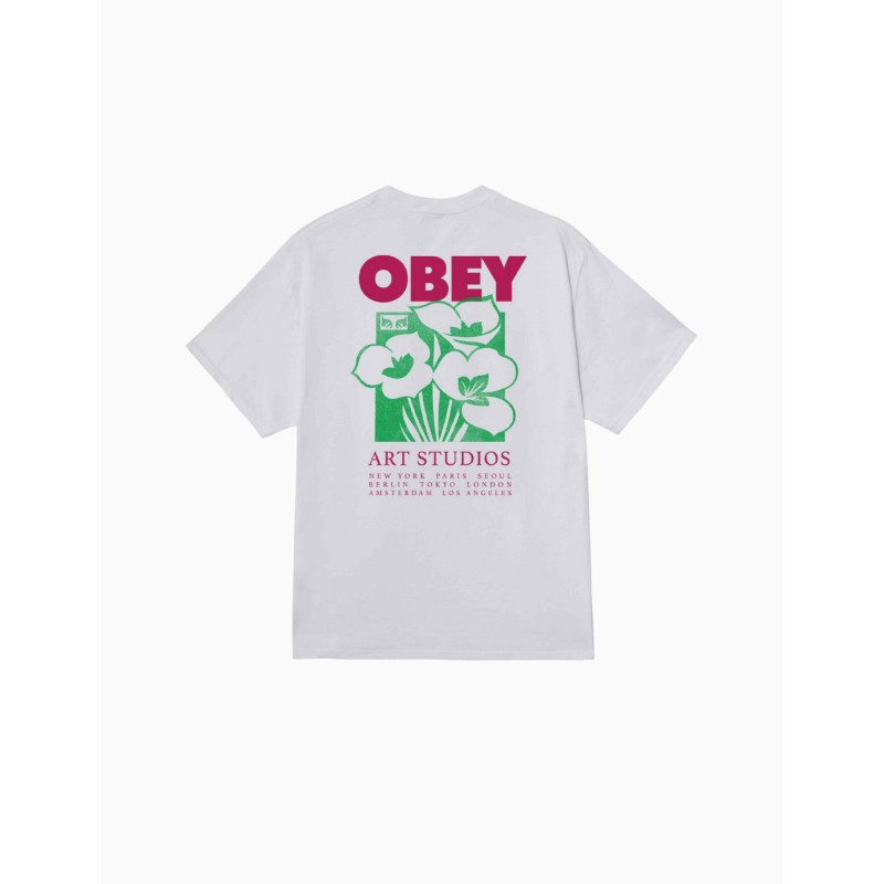 Camiseta Obey Art Studio Flowers