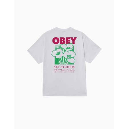 Camiseta Obey Art Studio Flowers