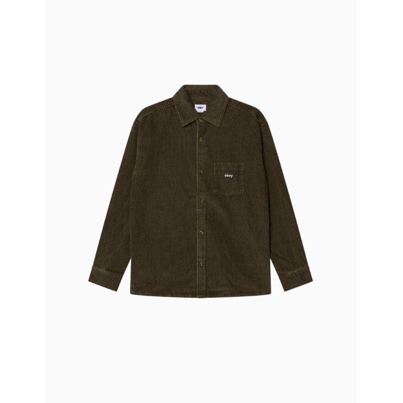 Camisa Obey Buckley corduroy woven