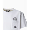 Camiseta The North Face de manga corta Teen Oversized