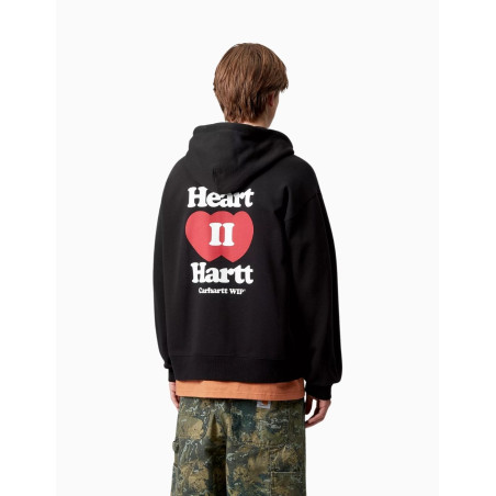 Sudadera Carhartt Heart II Hart Black