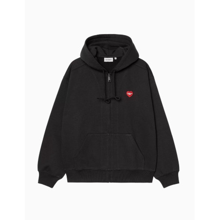 Sudadera Carhartt Heart II Hart Black