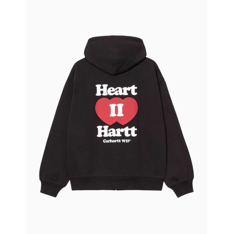 Sudadera Carhartt Heart II Hart Black