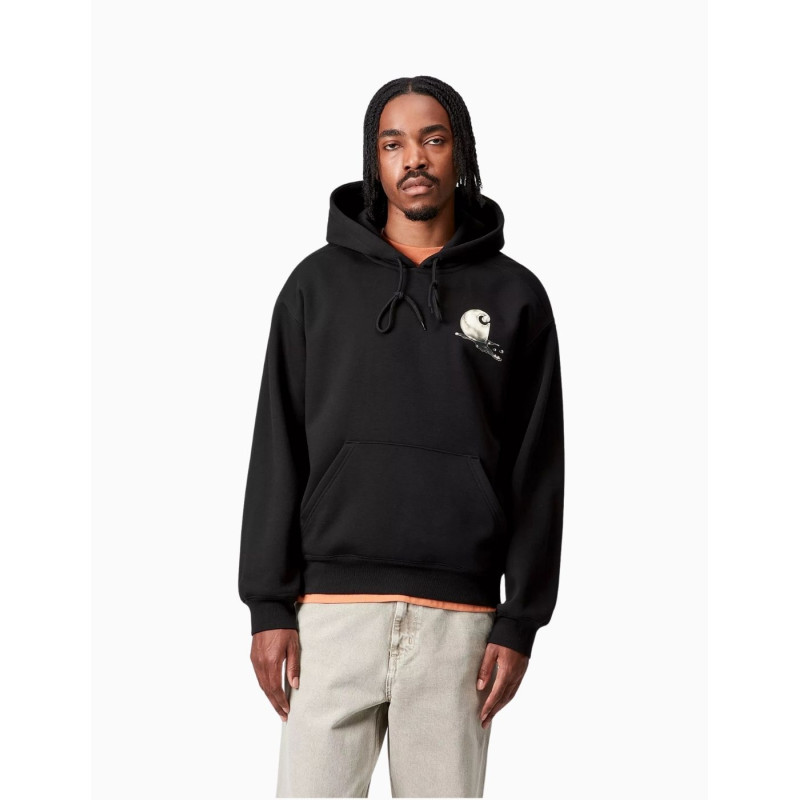 Sudadera Carhartt Wip Hooded Jake Garcia Black