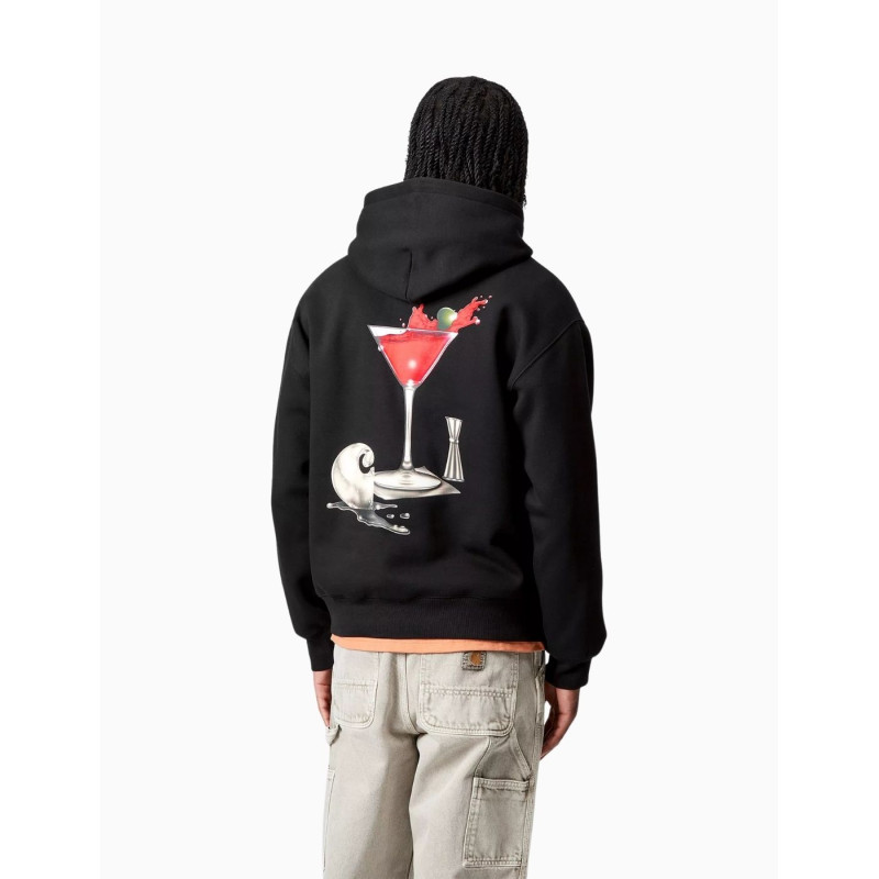Sudadera Carhartt Wip Hooded Jake Garcia Black
